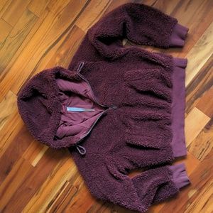 lululemon athletica Burgundy Fleece Hoodie
